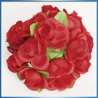   Party Silk Rose Center Flower Kissing Ball DIY Decoration Dining Table
