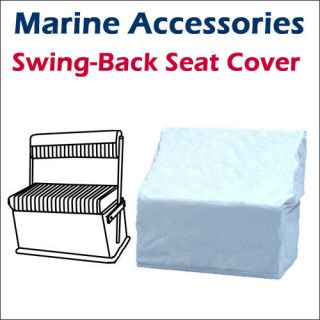 All Season Pontoon boat Waterproof Swing Back Seat Cover 20Dx 36W x 