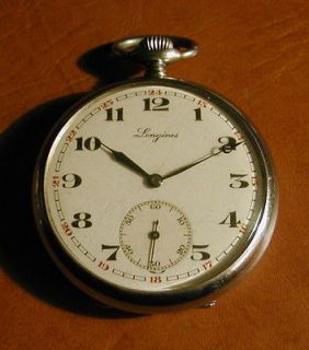 Preserved antique pocket watch LONGINES swiss made