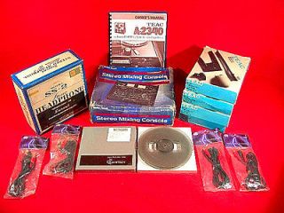 TEAC A 2340 REEL TO REEL TAPE DECK RECORDER ACCESSORIES KIT