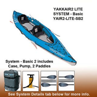 Sale! New 2009 Bic Sport Yakkair 2 Lite Tandem Inflatable Kayak System