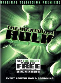 The Incredible Hulk Original Television Premiere DVD, 2003