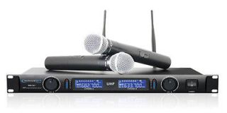 Technical Pro WM1201 Professional UHF Dual Wireless Microphone System