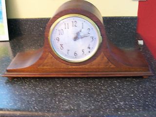   Seth Thomas Westminster Chime Wood Electric Shelf Mantle Clock AS IS