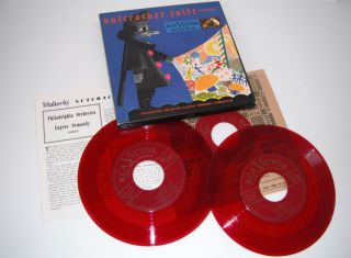   Red Seal Records NUTCRACKER SUITE Tchaikovsky 3 Record BOX SET 45 RPM