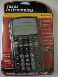 NEW Texas Instruments TI BA II 2 Plus Financial Business Calculator 