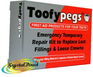 Toofypegs lost Repair Tooth Filling Crowns Toofy Pegs