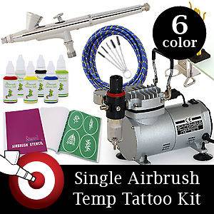 airbrush tattoo kit in Tattoos & Body Art