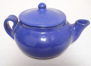 Mexican Pottery Blue Teapot Tea Pot Mexican Terra Cotta
