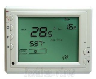 Wireless Weekly Programmable Heating Thermostat for Electric/Water 