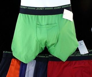 Pack of Jockey ® Sport H Fly Boxer Briefs Many Sizes & Colors 