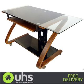 glass computer table in Desks & Home Office Furniture