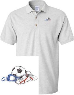 Soccer Equipment Sports Soccer Golf Embroidered Embroidery Polo Shirt