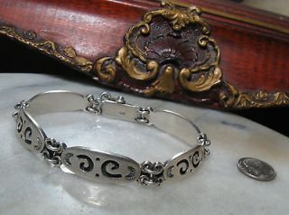   STERLING SILVER VERY HEAVY NATIVE AMERICAN BRACELET for MAN or WOMAN