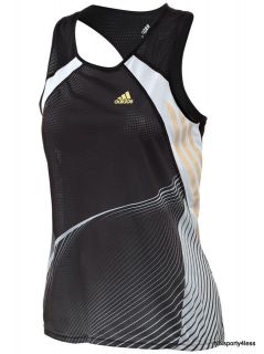Adidas Womens X36748 AdiZero Singlet Running Tank Top Tennis Training 