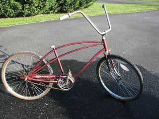 Vintage Red Western Flyer Bicycle No Seat 23