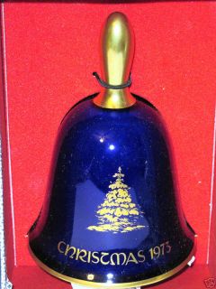  1973 BELL LINDNER KUEPS BAVARIA Cobalt blue 14 carat Gold Lim Ed