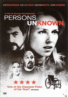 Persons Unknown DVD, 2007