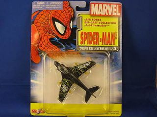 SPIDERMAN Marvel Airforce diecast plane A 6E INTRUDER by Maisto Series 