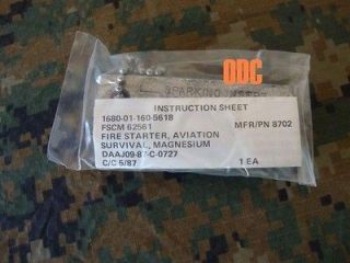 USMC USAF Army Military Surplus Survival Vest Kit Magnesium Fire 