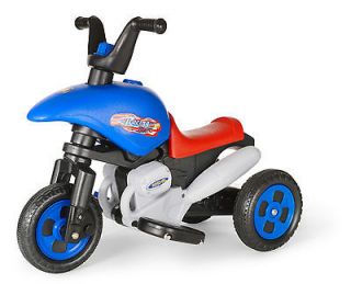   BLUE RIDE ON TOY ELECTRIC BATTERY POWERED TRIKE, TRICYCLE / BICYCLE