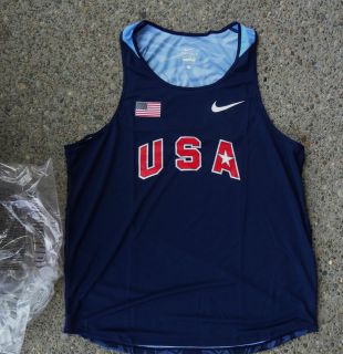 NWT Nike Mens USA Track & Field Singlet mens running singlet OLYMPICS