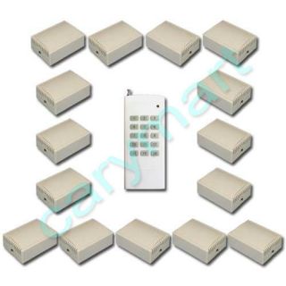15 CH 1 To Many Controls RF Electrical Remote Control modules 500M 10A 