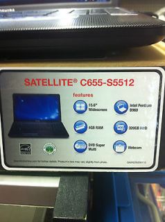Toshiba Satellite C655 S5512 15.6 (320 GB, Intel Pentium, 2.2 GHz, 4 