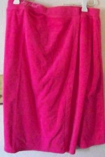 SZ SMALL HOT PINK BABY PHAT TERRY CLOTH BEACH SPA TOWEL WRAP NWT
