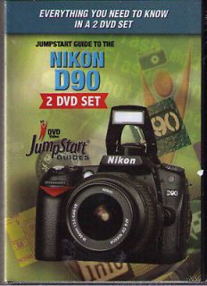 Jump Start Nikon D90 Training 2 DVD Set  Watch & Learn