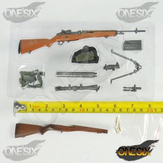   Scale HOT COOMODEL X80015 U.S. Military M14 Sniper Rifle Set TOYS