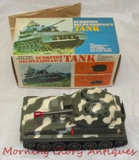 Vintage Scorpion Reconnaissance Battery OP Tank with Org Box