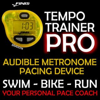 FINIS TEMPO TRAINER PRO   SWIM, BIKE, OR RUN  AUDIBLE PACE TRAINER 