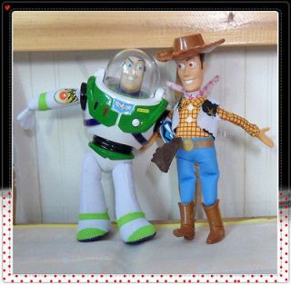 Toy Story 3 WOODY & BUZZ Lightyear Doll Soft Toy New 8