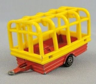   FRENCH MAJORETTE DIECAST SCALE MODEL TOY CAR VEHICLE LIVESTOCK TRAILER