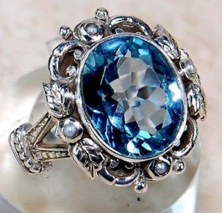 gemstone rings in Vintage & Antique Jewelry