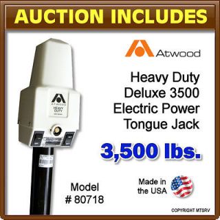   USA Made DLX 3500 Heavy Duty Electric Power Trailer Tongue Jack e