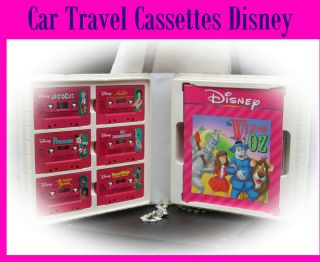   Disney Travel Take A Tape Along Cassette and Book Set 6 tapes 9 books