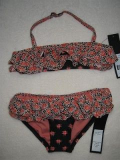 NWT Little Marc Jacobs girl two piece swimsuit size 4.