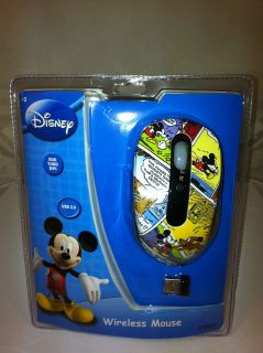 Disney Micky Mouse Wireless PC Laptop Computer Optical Mouse DSY 