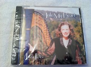 Into My Heart by Linda Rice (Solo, Gospel, Electric Harp) NEW in 
