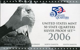 2006 US SILVER Mint 50 State Quarters Proof Set
