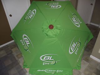 new bud light lime 6 logo angle neck umbrella 7ft 84 w from canada 