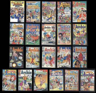 LOT OF 21 ARCHIE COMIC BOOKS FROM EARLY 90s BETTY/VERONICA​/JUGHEAD 