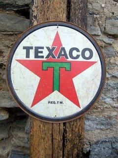 Vintage Style Texaco Sign Ad Retro Basement Garage Picture Gas Pump 
