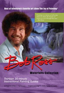 Bob Ross Waterfalls Collection DVD, 2010, 3 Disc Set