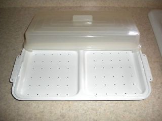 pc White Warming / Steaming Tray for Ronco Showtime Rotisserie Oven