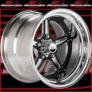   BRS035156545 Street Lite Black Race Wheel Size: 15 x 15 R