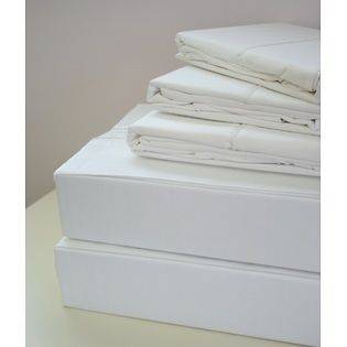 Luxurious 1200TC White Sheet Set Choose All USA & Canada Size Solid 