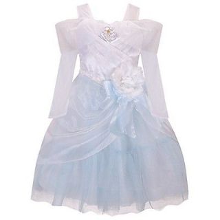 Cinderella Wedding Disney Store Princess Size 7/8 Dress Gown Costume 